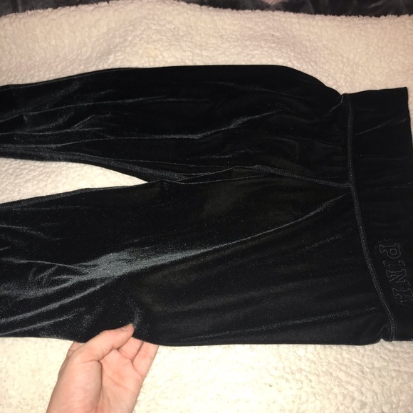 PINK Velvety Victoria’s Secret Leggings - Picture 1 of 5